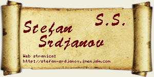 Stefan Srđanov vizit kartica